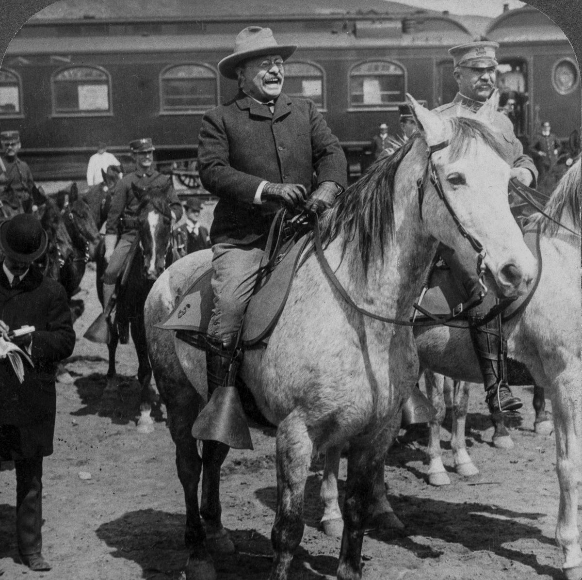 Theodore Roosevelt at Yellowstone National Park